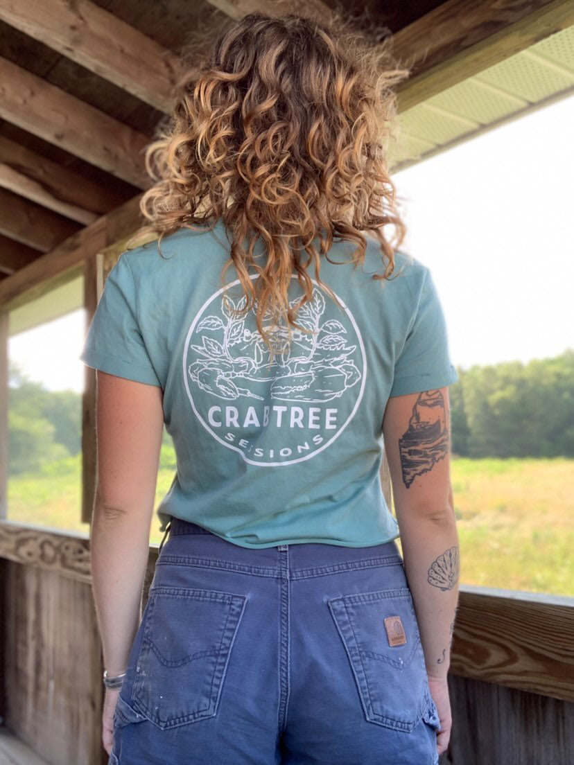 Crabtree Sage Teal Tee